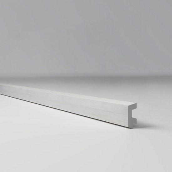 Торцевой профиль ПВХ для панелей Comfort 3D-Prof M Дуб айсберг 081 - 2,95м